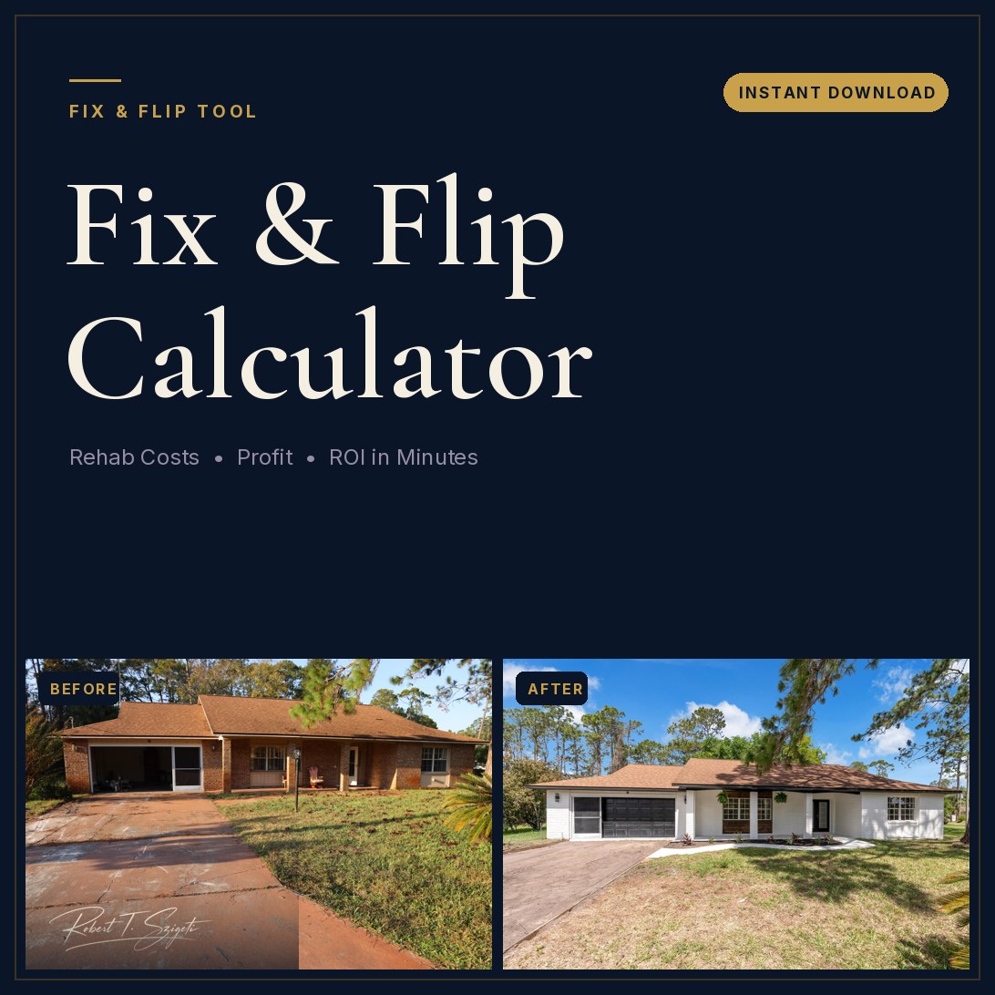 Fix & Flip Calculator