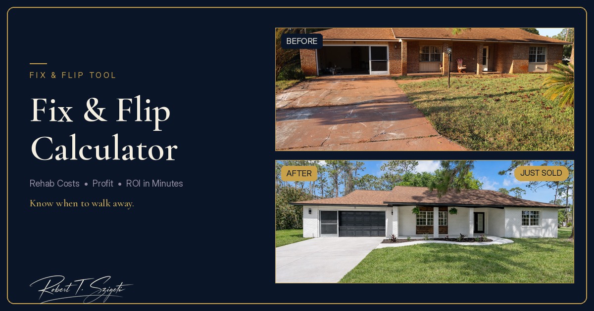 Fix & Flip Calculator