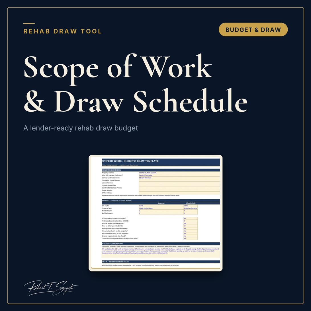 Scope of Work & Draw Schedule
