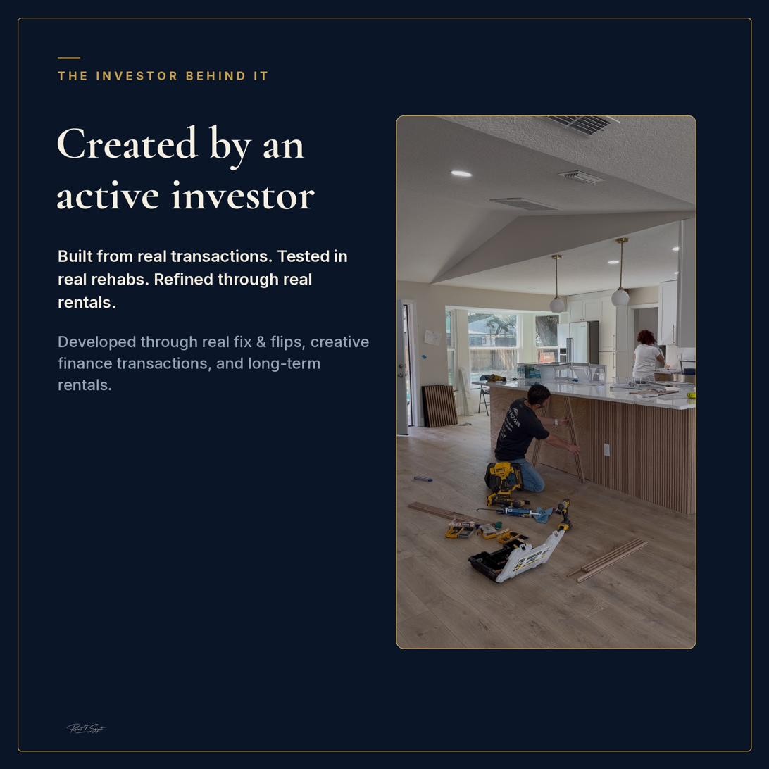 Created by an active investor